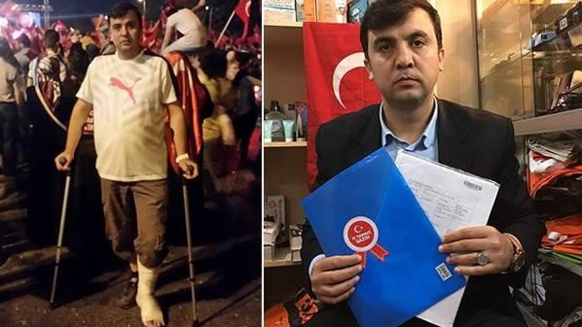 Cumhurbaşkanı Erdoğan’ın gündeme getirdiği 15 Temmuz Gazisi yaşadıklarını anlattı