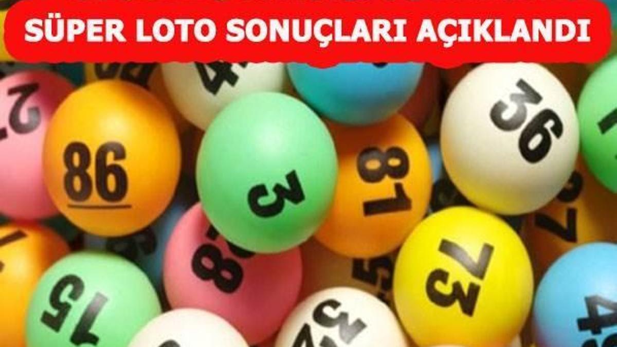 Süper Loto çekiliş sonuçları belli oldu... (19 Ocak 2017)