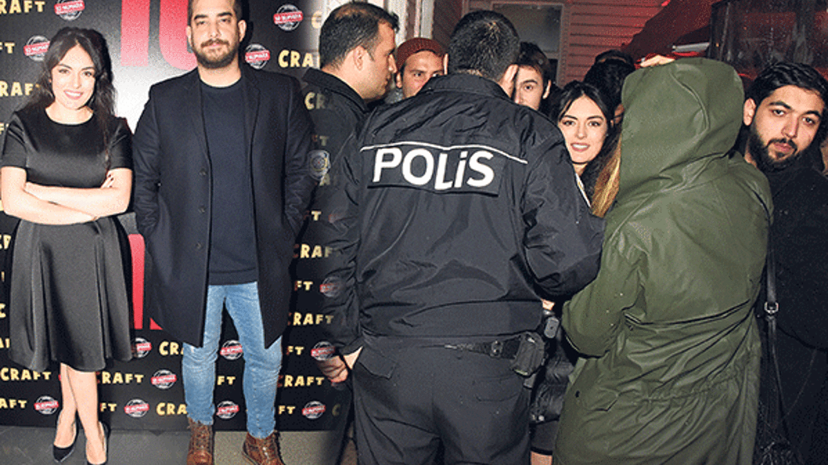 Partiyi polis bastı