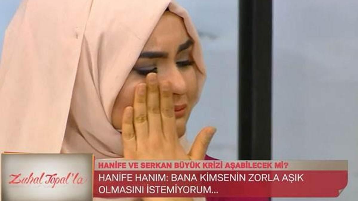 Serkan Hanife'yi ağlattı