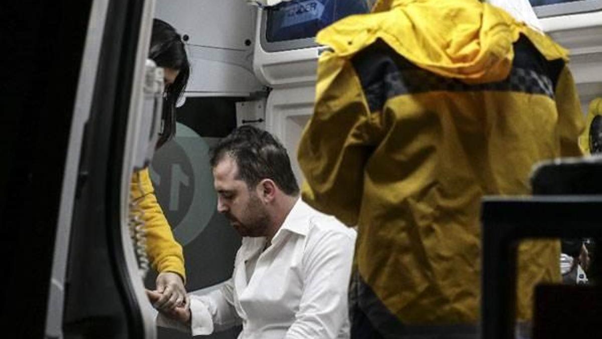 Uygulama otelinde yangın çıktı