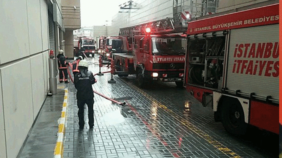 Şişli'de yangın paniği
