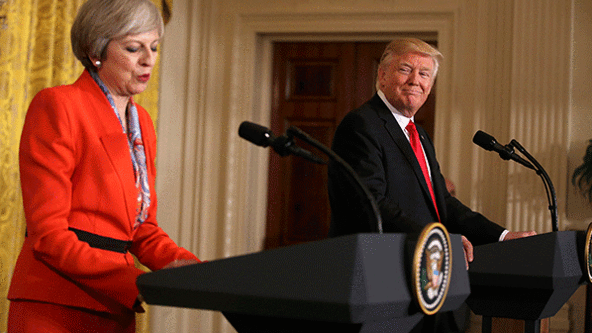 'Ne de özel bir ilişki!' Trump ve May için bunu dediler