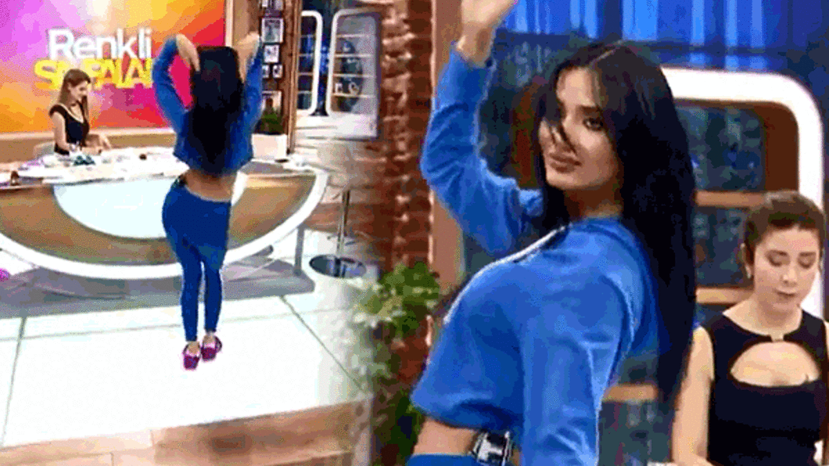 Cansu Taşkın'ın 'zayıflatan dansı' olay oldu!