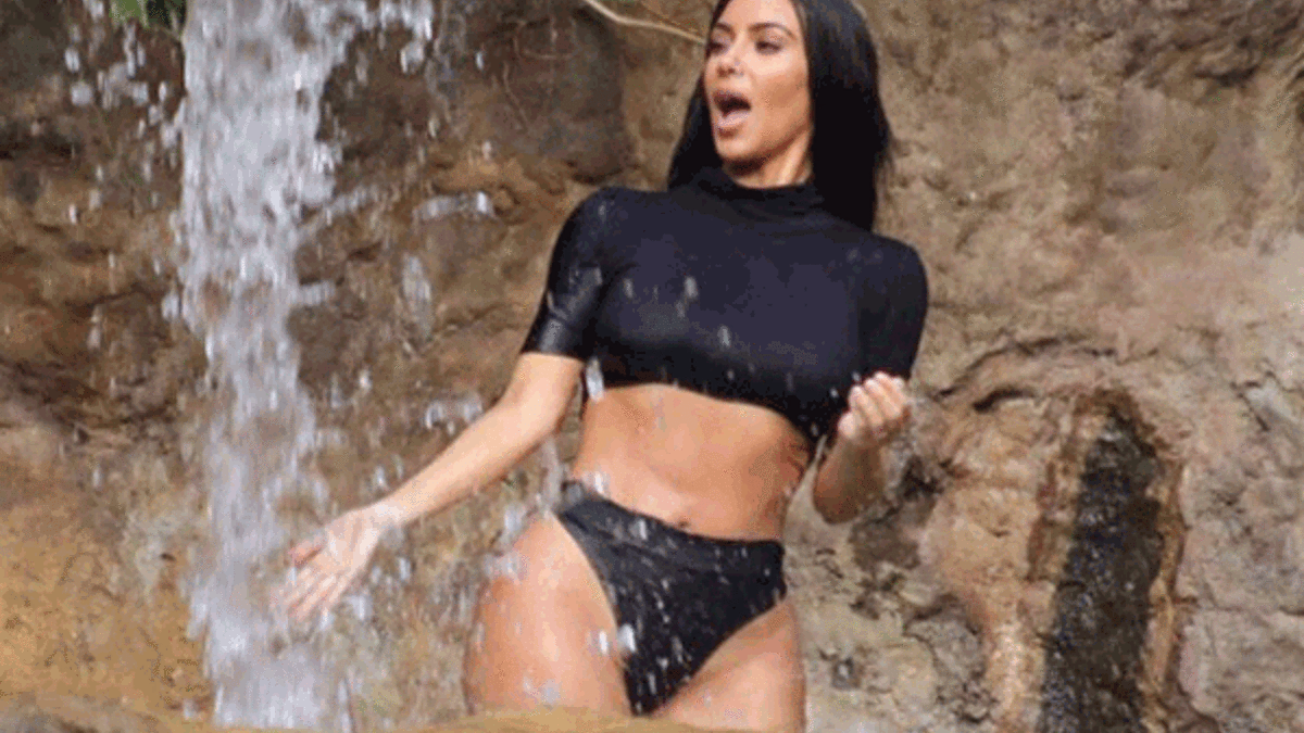 Kim Kardashian'ın zor anları!