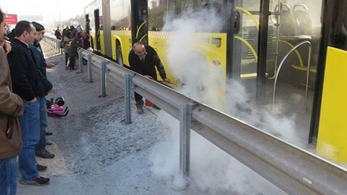 İstanbul'da korku dolu anlar