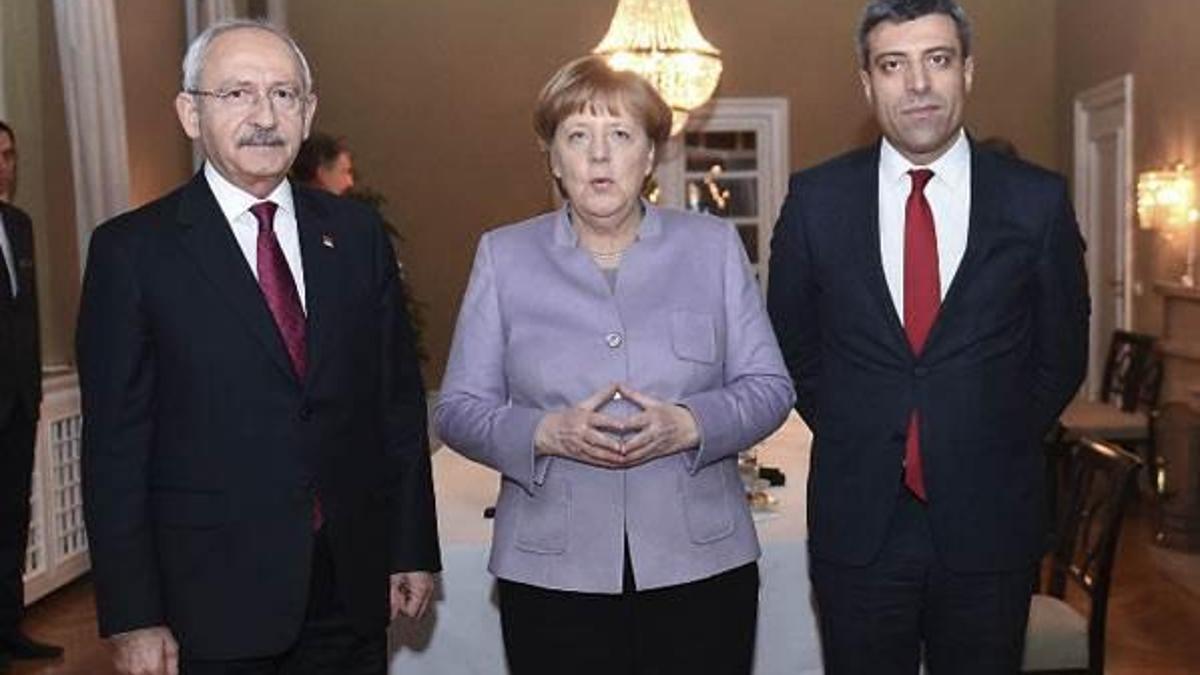 Merkel, CHP Genel Başkanı Kılıçdaroğlu ile görüştü