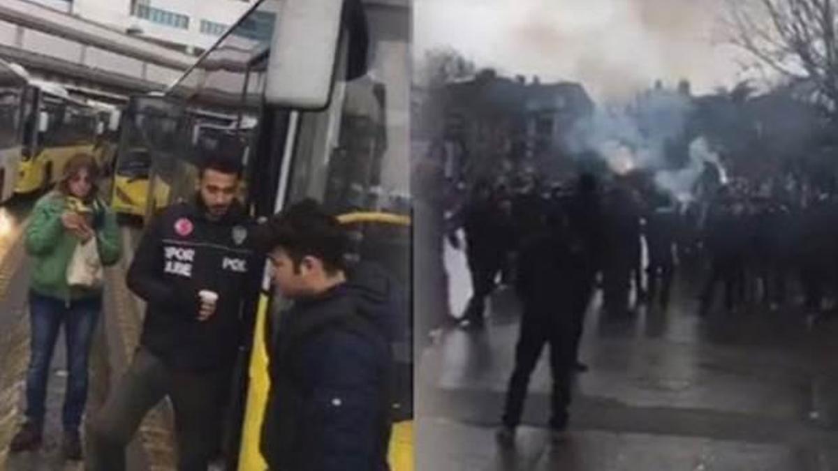 Fenerbahçeli taraftarlar havaya girdi