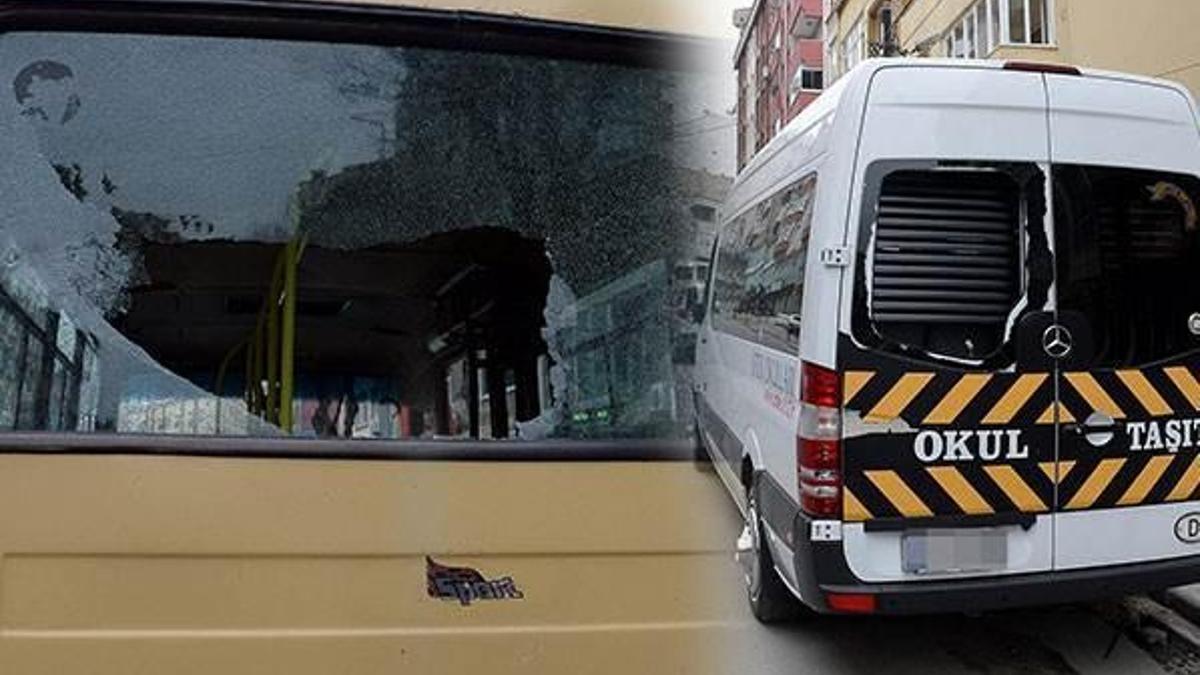Yolcu minibüsü silahlı çatışmanın ortasında kaldı