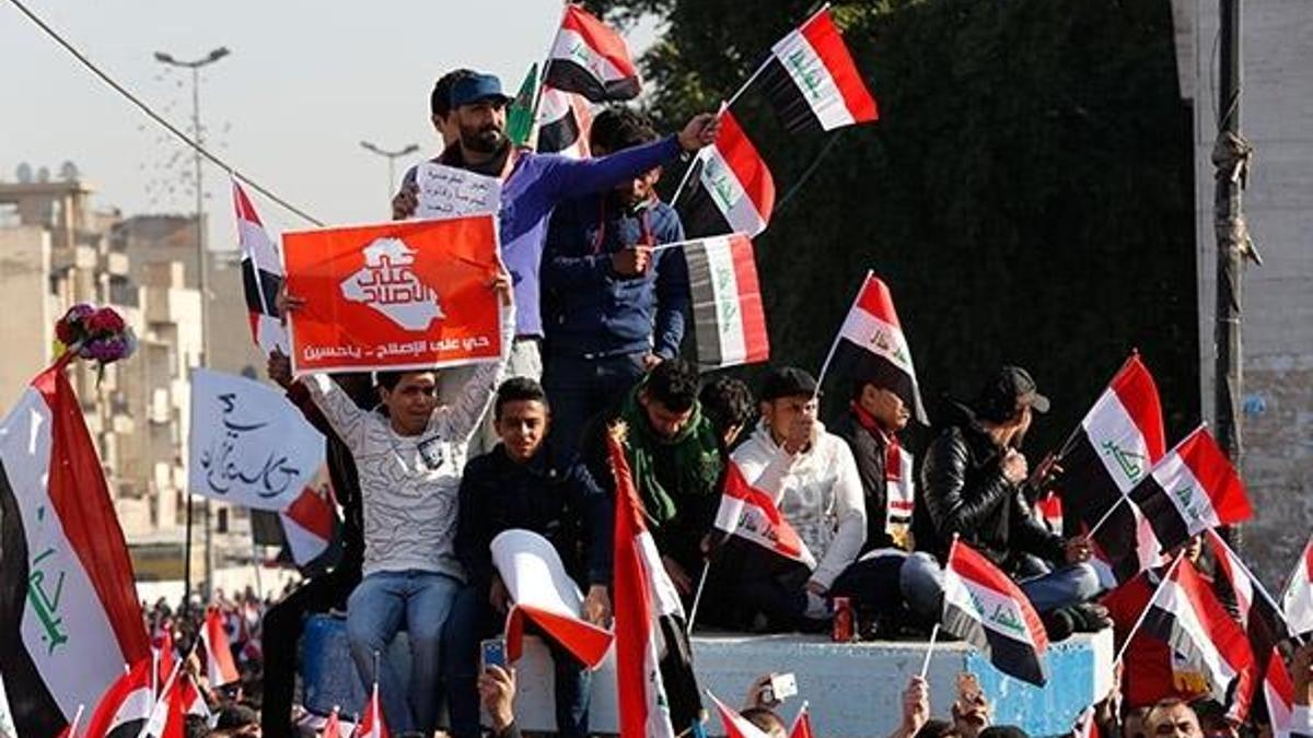 Irak'ta Sadr yanlısı göstericilere müdahalede 1 ölü