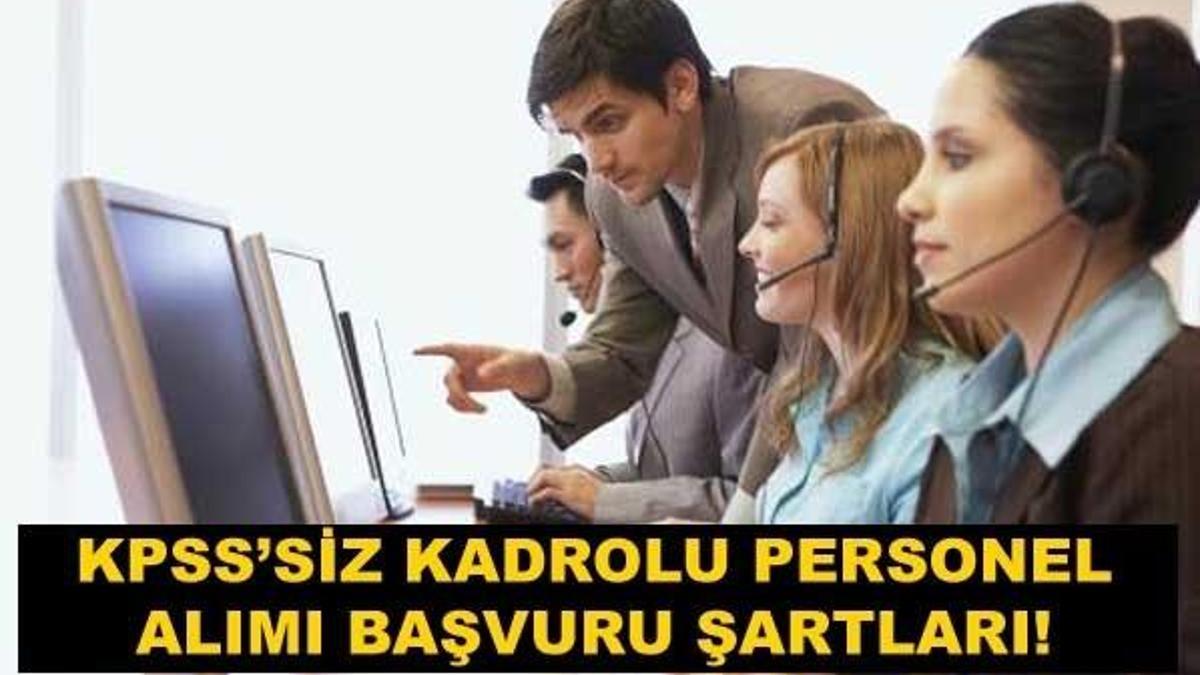 ÖSYM Başkanlığı'na KPSS'siz personel alımı başvuruları başladı!