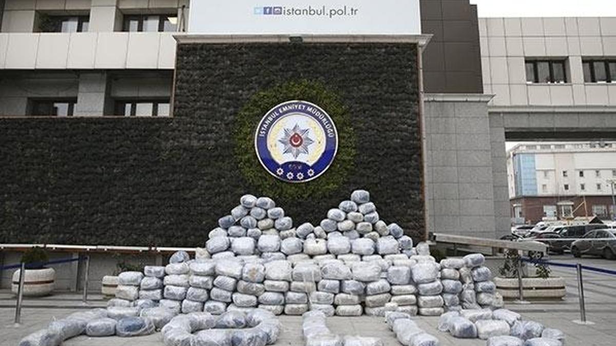 1 ton esrar ele geçirildi