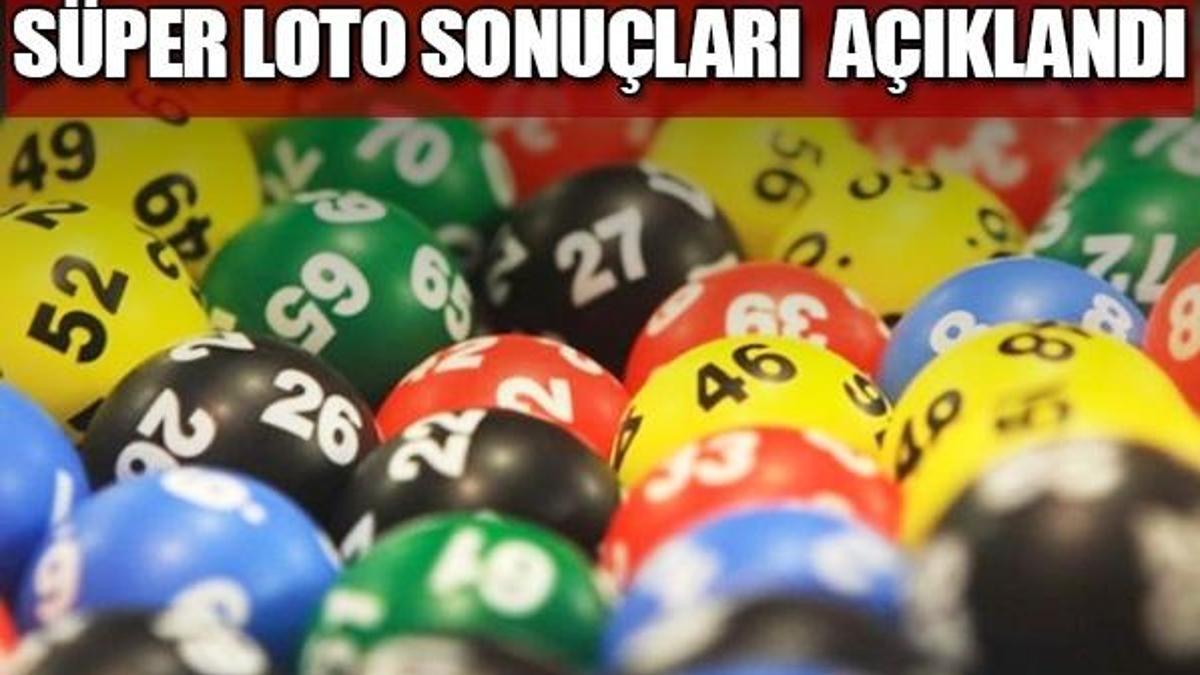 Süper Loto çekilişi sonuçları belli oldu! - İşte şanslı numaralar