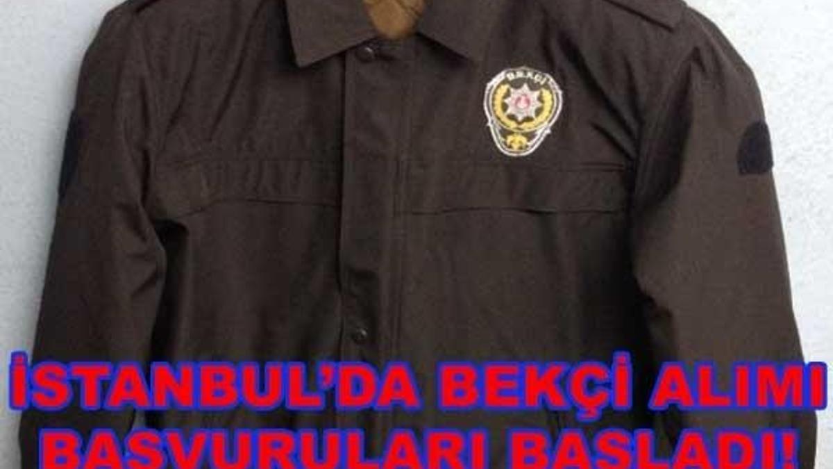 İstanbul'da bekçi alımı ile ilgili başvurular başladı!
