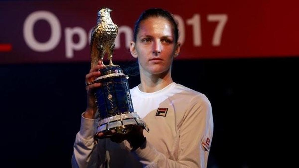Katar Açık'ta şampiyon Pliskova