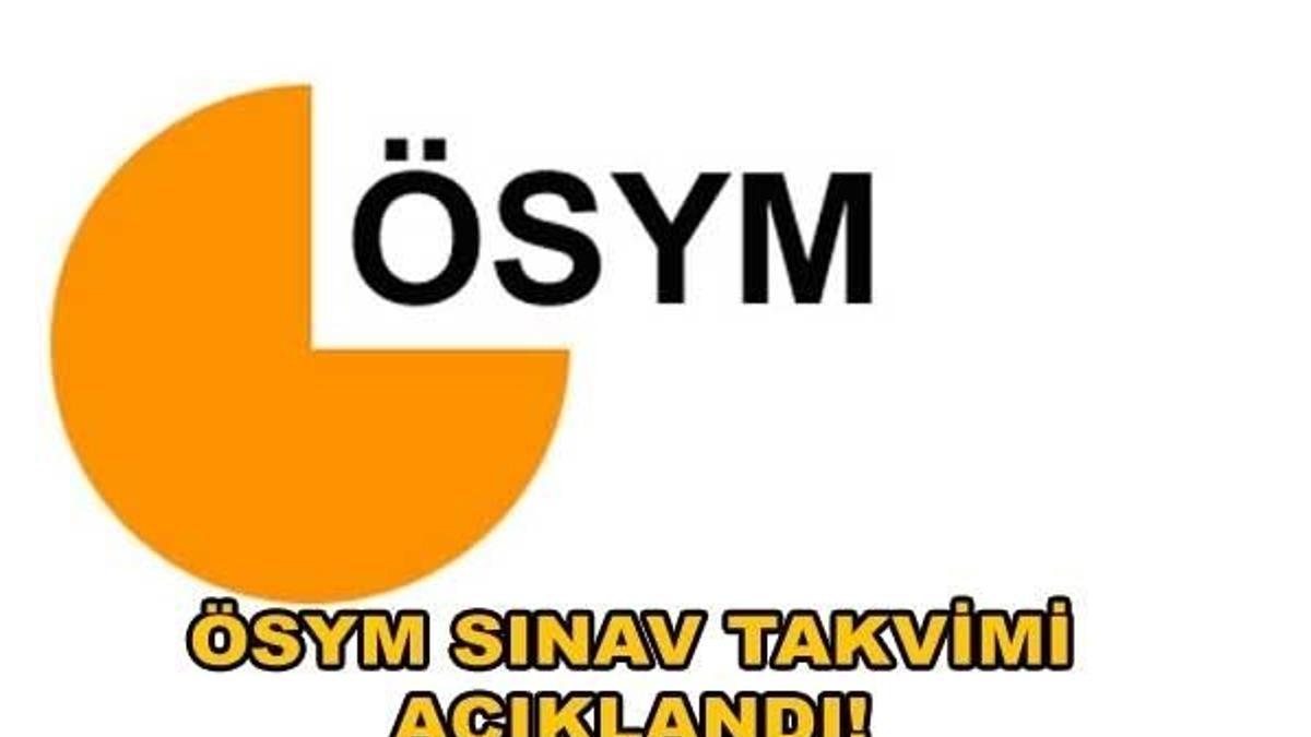 2017 yılı ÖSYM sınav takvimi belli oldu!