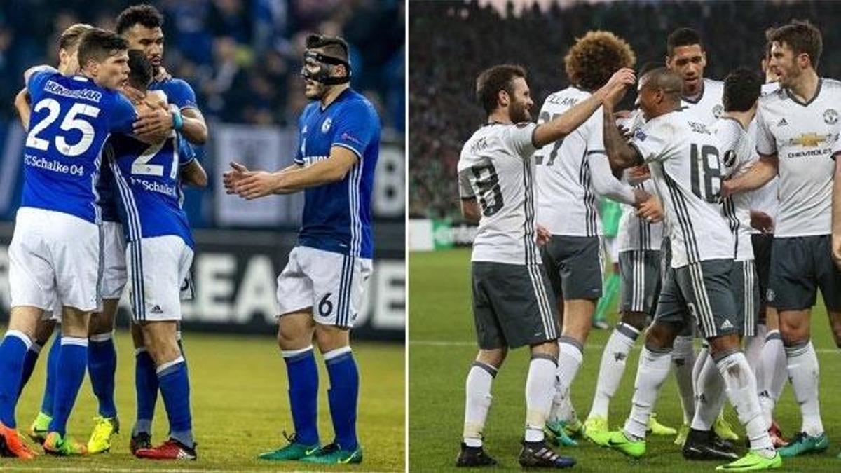Schalke ve ManU son 16'da