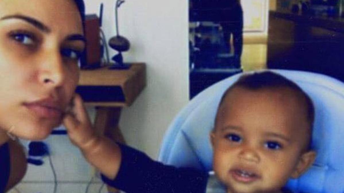 Kim Kardashian'ın oğlu Saint West sosyal medyayı salladı!