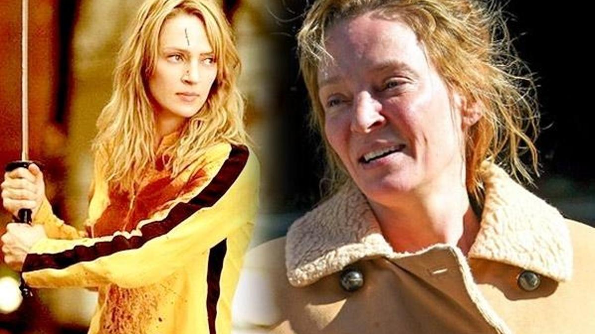 Uma Thurman perişan halde!