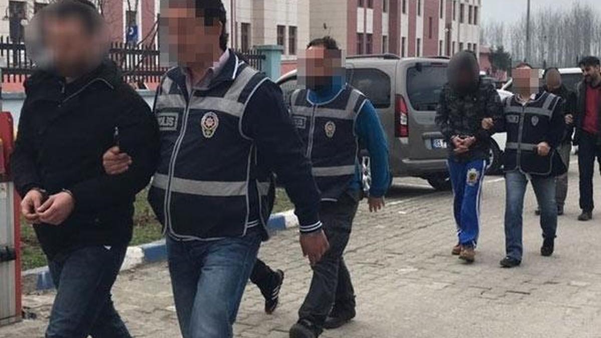Evli kadını rahatsız eden şahsa ormanda işkence