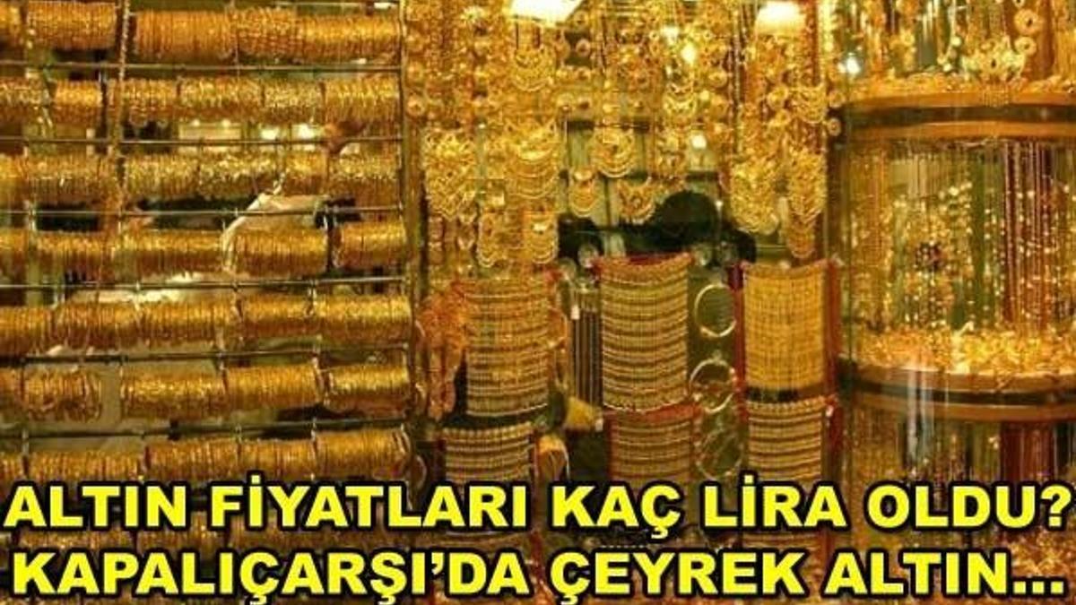 Altın fiyatlarındaki düşüş şaşırttı! Kapalıçarşı'da çeyrek altın ne kadar?