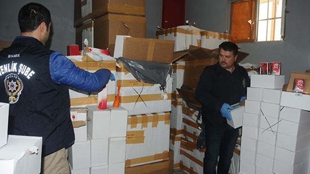 İstanbul'da sahte parfüm operasyonu