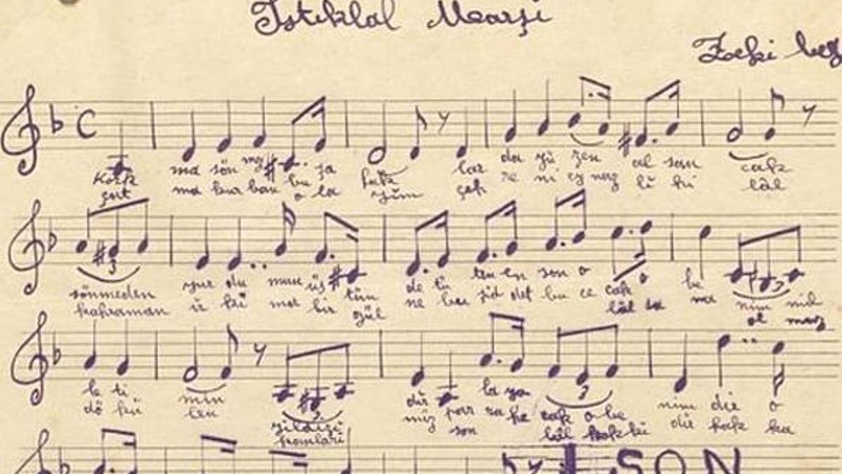 İstiklal Marşı'nın orijinal bestesi dijital ortamda