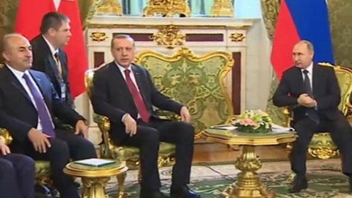 Erdoğan-Putin görüşmesi sona erdi