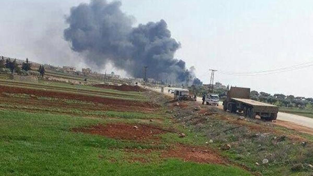 Hatay'da Suriye'ye ait savaş uçağı düştü!