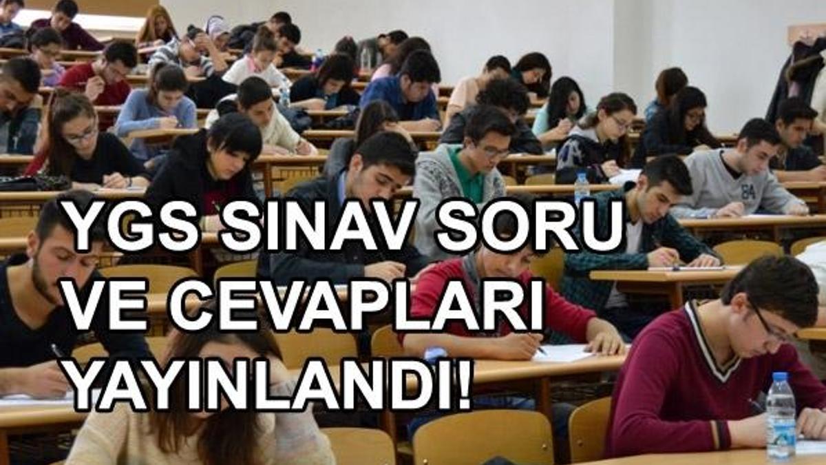 YGS sınav soru ve cevapları yayınlandı! (2017 YGS)