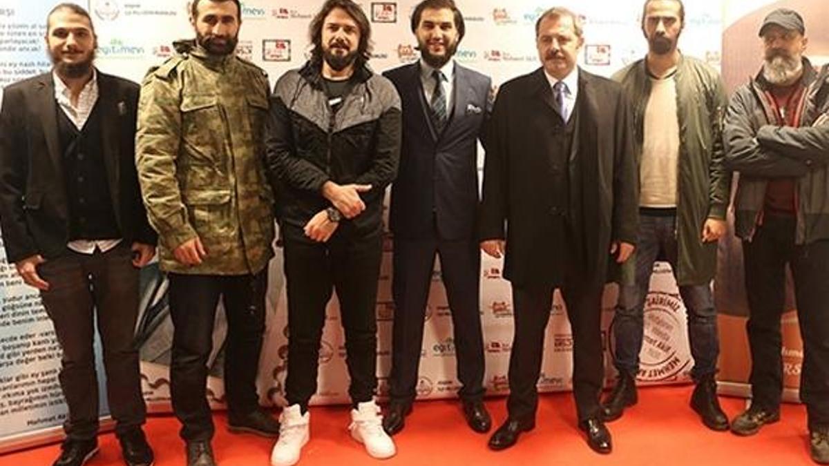 'Diriliş Ertuğrul' oyuncularından Mehmet Akif’e destek