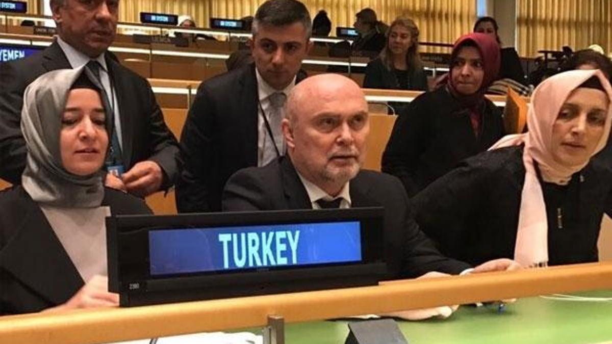 Bakan Betül Kaya BM'de konuştu