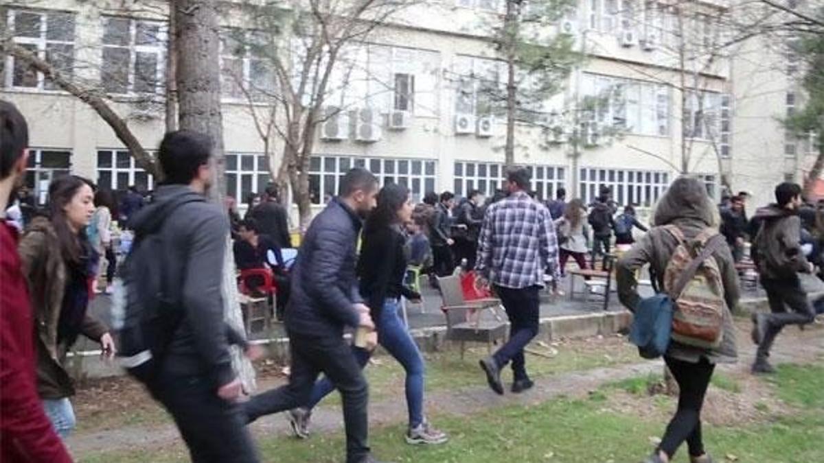Üniversitede nevruz gerginliği: 16 gözaltı