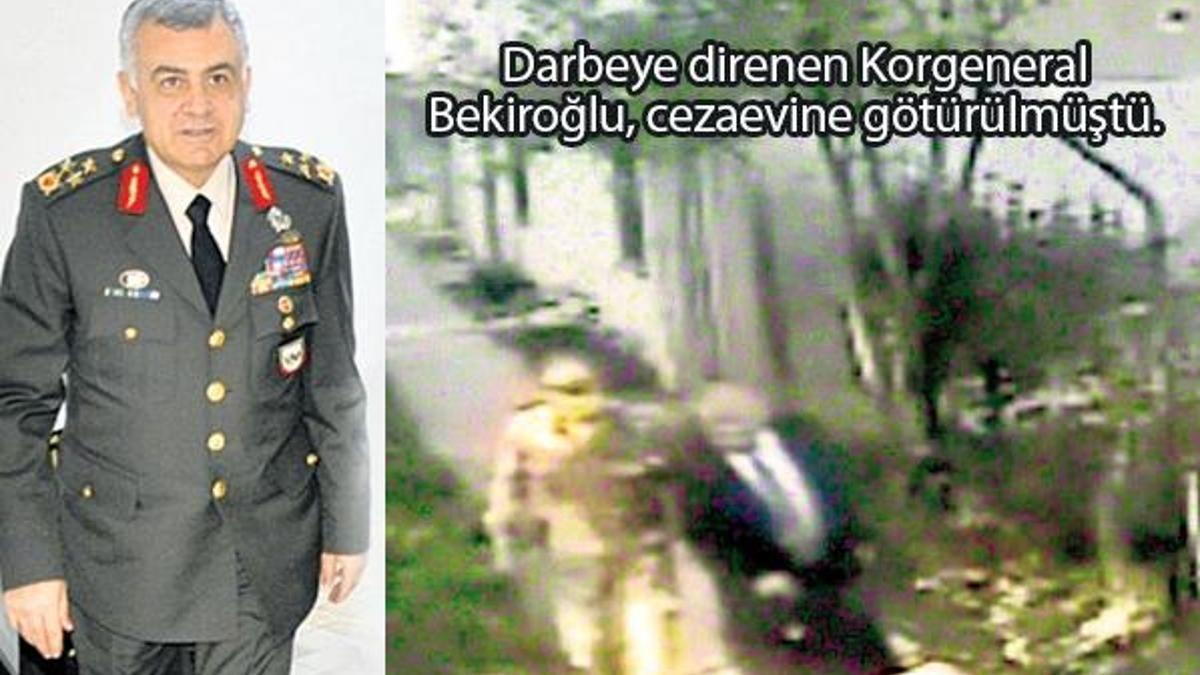 Mahkum gitti komutan çıktı