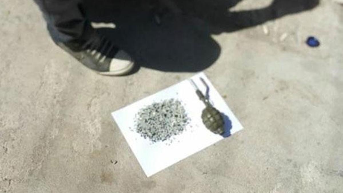 Oyuncak el bombası polisi harekete geçirdi