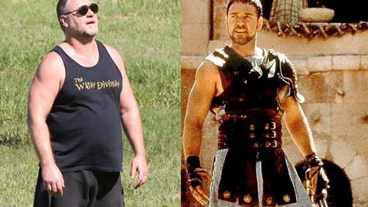 Russell Crowe'un inanılmaz değişimi!