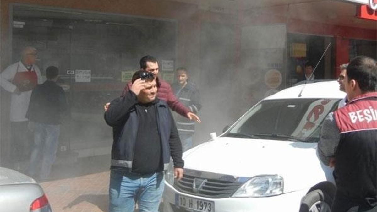 MHP binasında korkutan duman