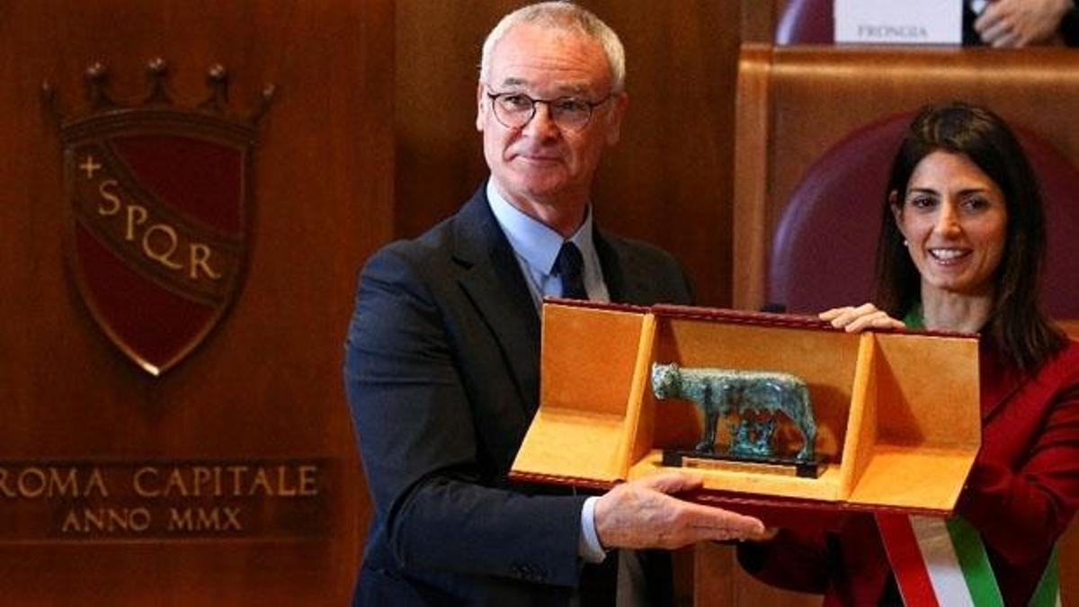 Ranieri Roma'da onurlandırıldı