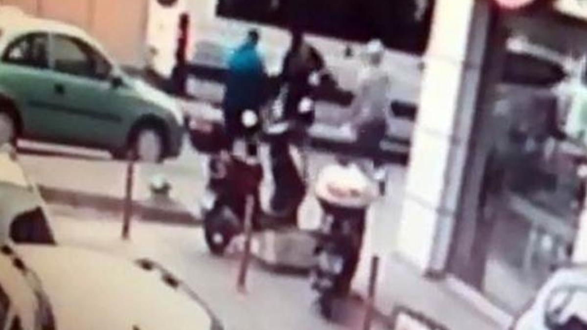 310 bin liralık kapkaç saniye saniye kamerada