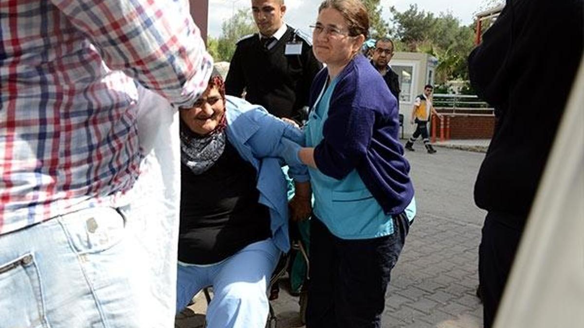 Zihinsel engelli kadını hastane bahçesine terk ettiler