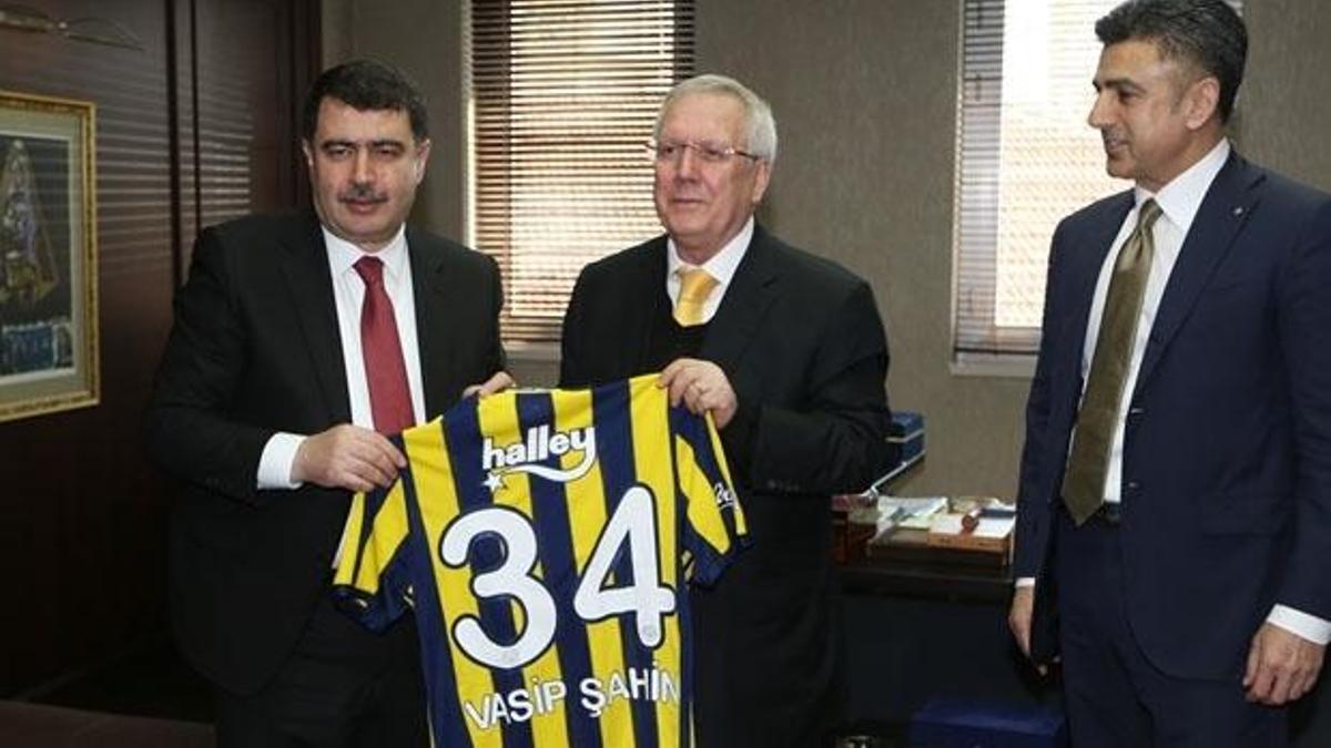Vali Şahin'den Aziz Yıldırım'a ziyaret