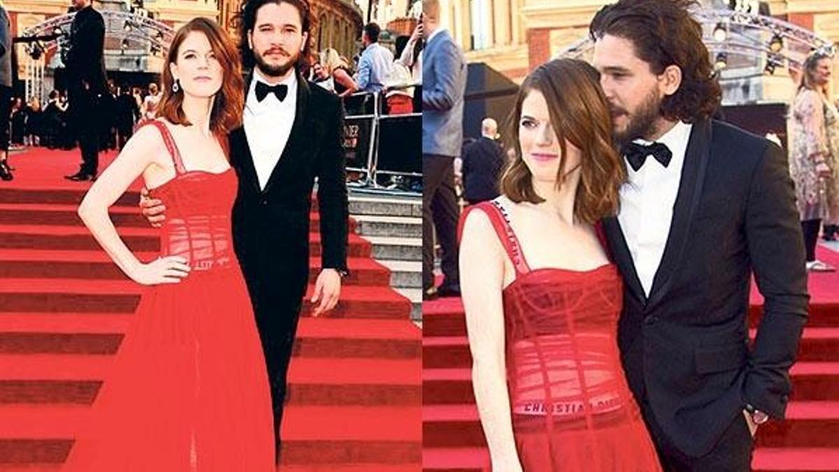 Kırmızı halıda romantizm!