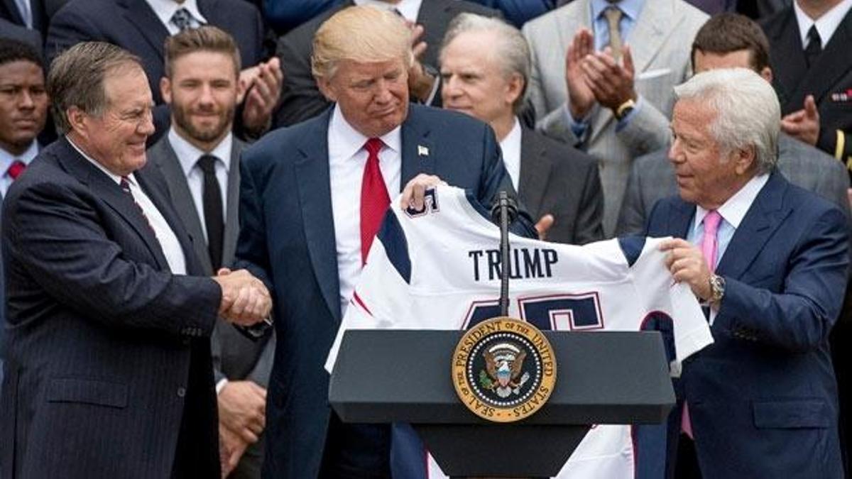 NFL şampiyonu Patriots, Beyaz Saray'ı ziyaret etti