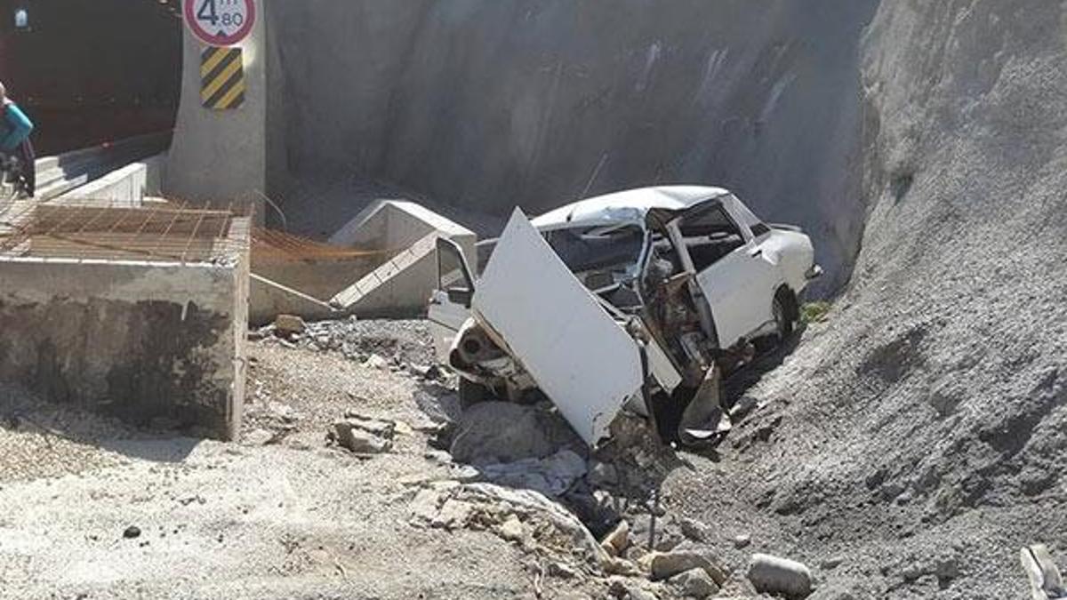 Mersin'de tünel girişinde kaza: 1 ölü