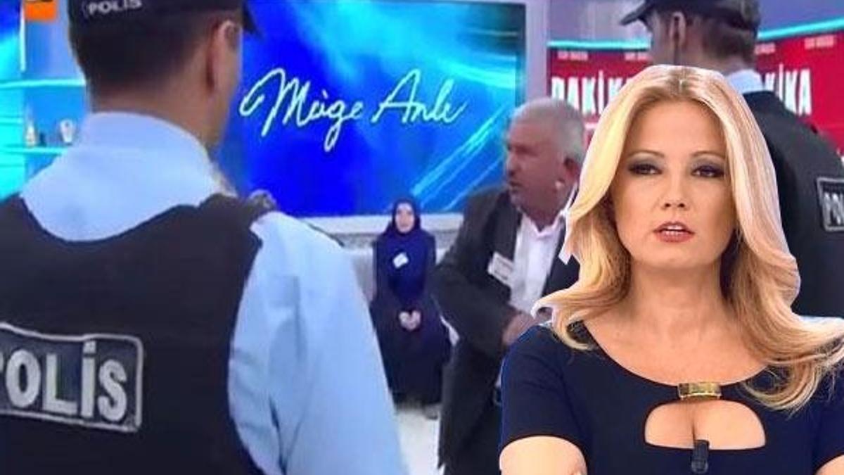 Müge Anlı'nın programını polis bastı