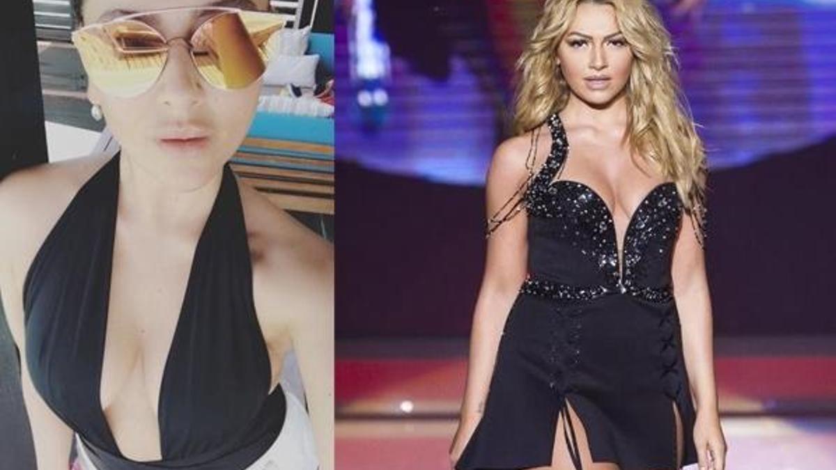 Hadise'nin mayolu pozuna rekor beğeni!