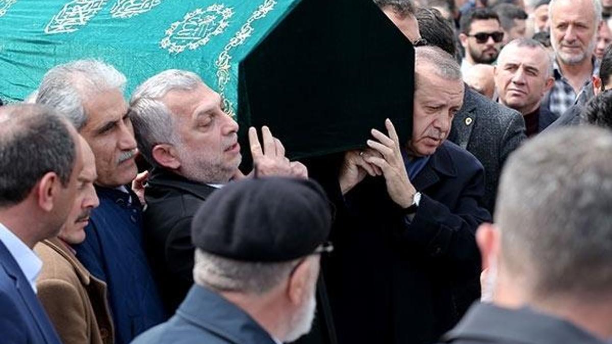 Erdoğan, Abdurrahman Külünk'ün cenaze törenine katıldı