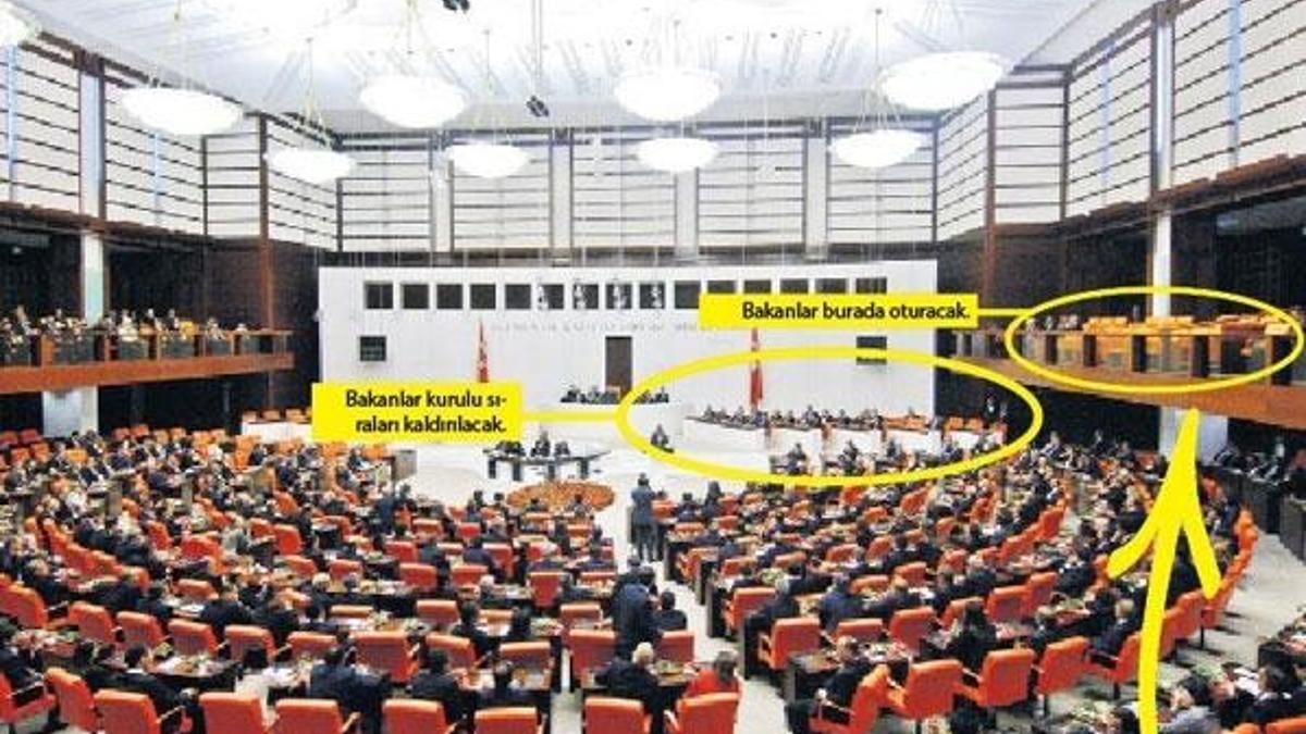 Başkan ve bakanlarının yeri artık burası olacak