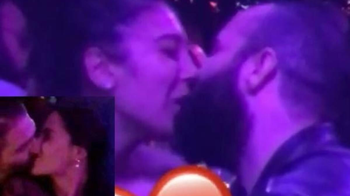 Caner ve Berkay'dan 'öpücük' şov!