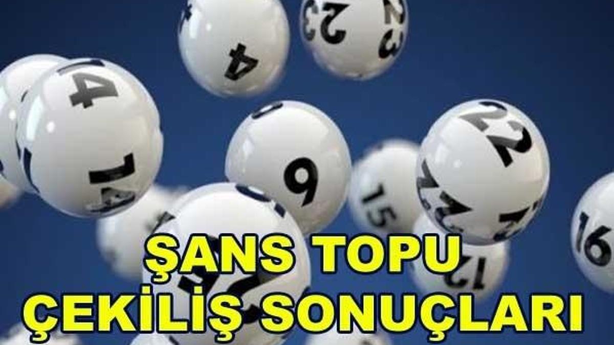 Şans Topu çekilişi sonuçları açıklandı! - İşte MPİ 26 Nisan 2017